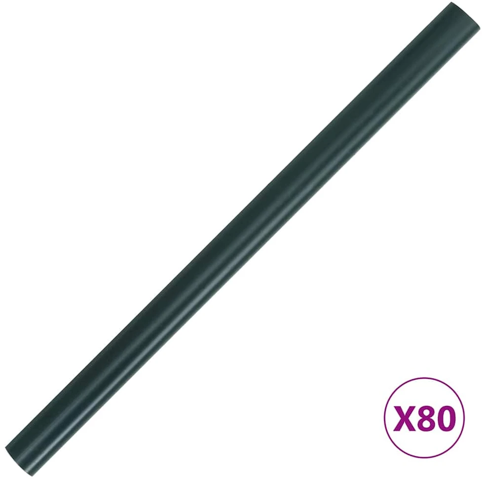 Privatumo suteikiančios pertvaros, 4vnt., žalios, 35x0,19m, PVC