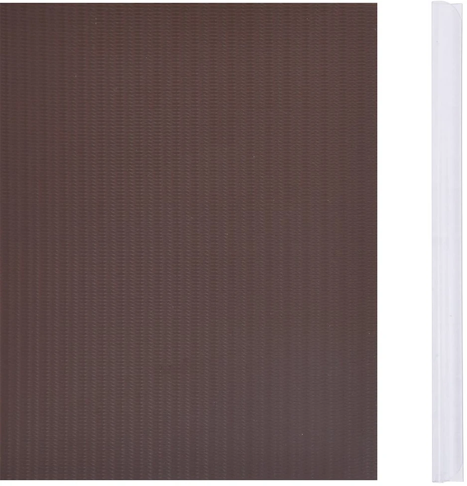 Privatumo juostelės, PVC, 140x0,19 m, rudos