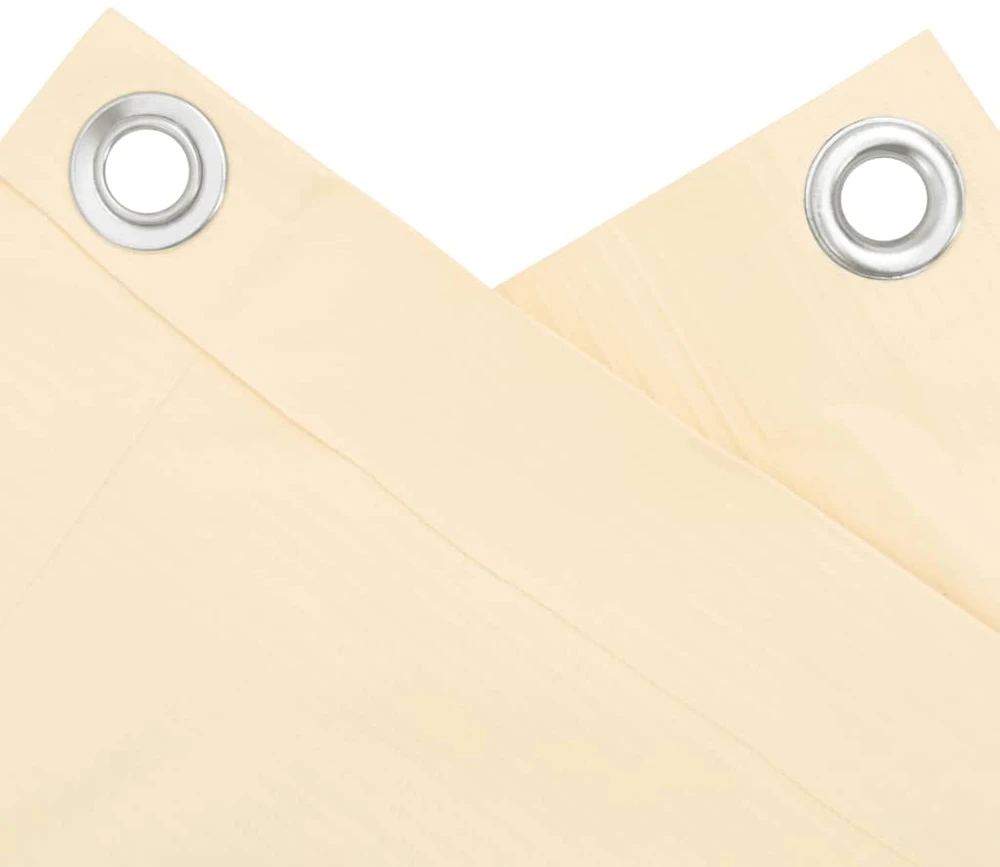 Privatumo suteikianti balkono pertvara, kreminė, 300x120cm, PVC