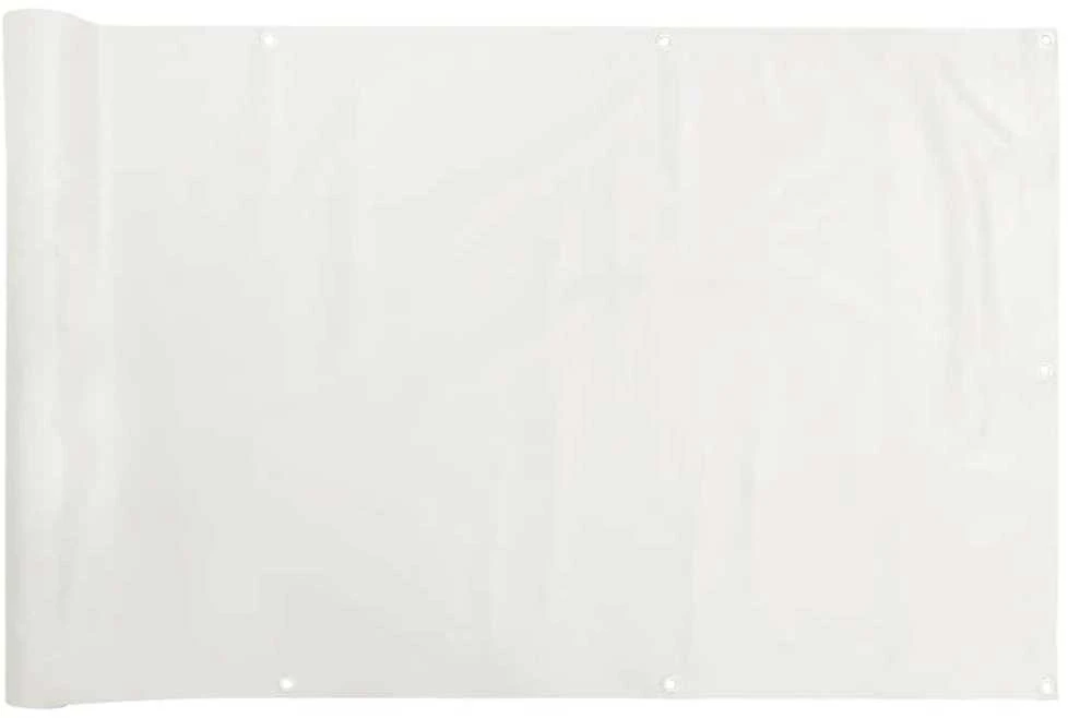 Privatumo suteikianti sodo pertvara, balta, 400x120m, PVC
