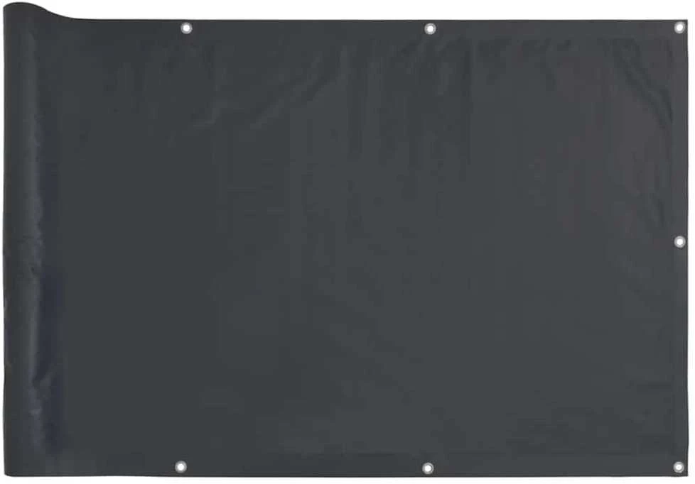 Privatumo suteikianti pertvara, antracito, 600x120cm, PVC