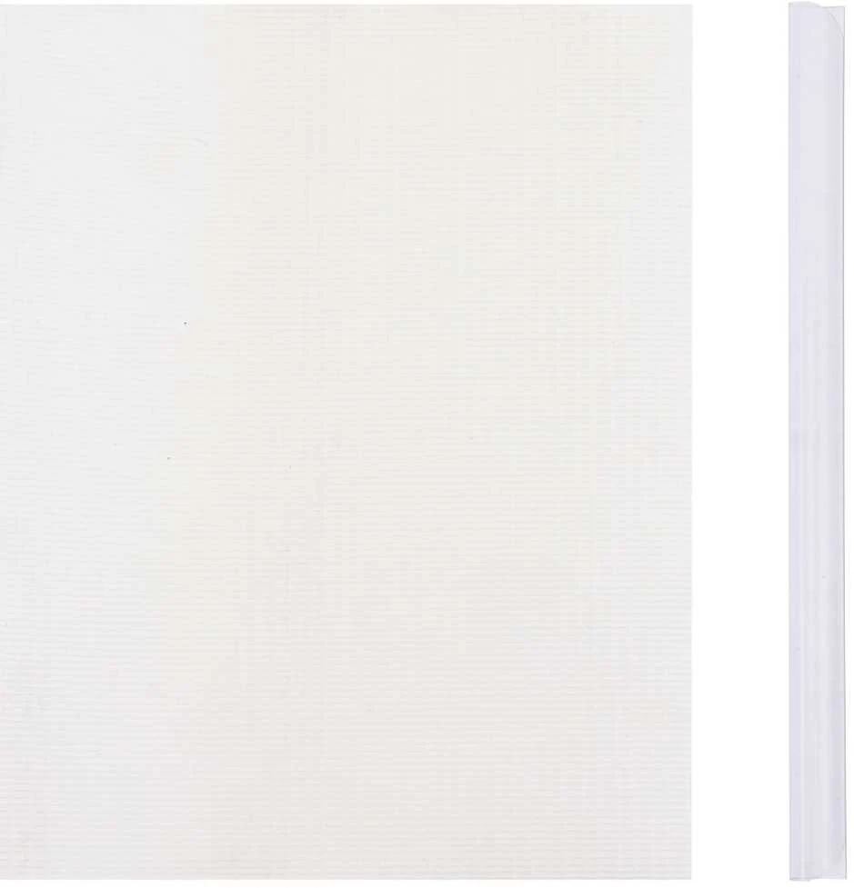 Privatumo suteikianti sodo pertvara, balta, 35x0,19m, PVC