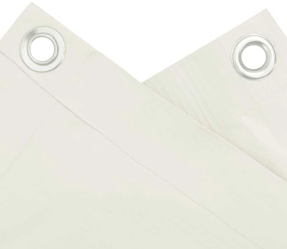 Privatumo suteikianti sodo pertvara, balta, 400x120m, PVC