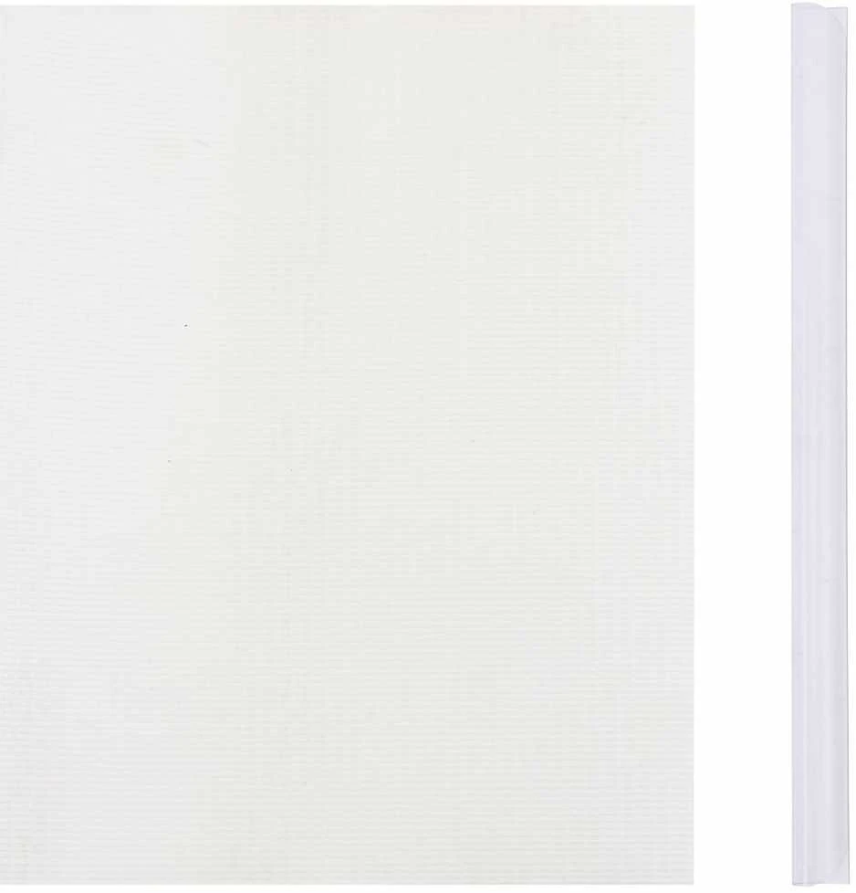 Privatumo suteikianti sodo pertvara, balta, 70x0,19m, PVC