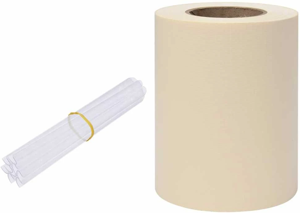 Privatumo suteikianti sodo pertvara, kreminė, 35x0,19m, PVC