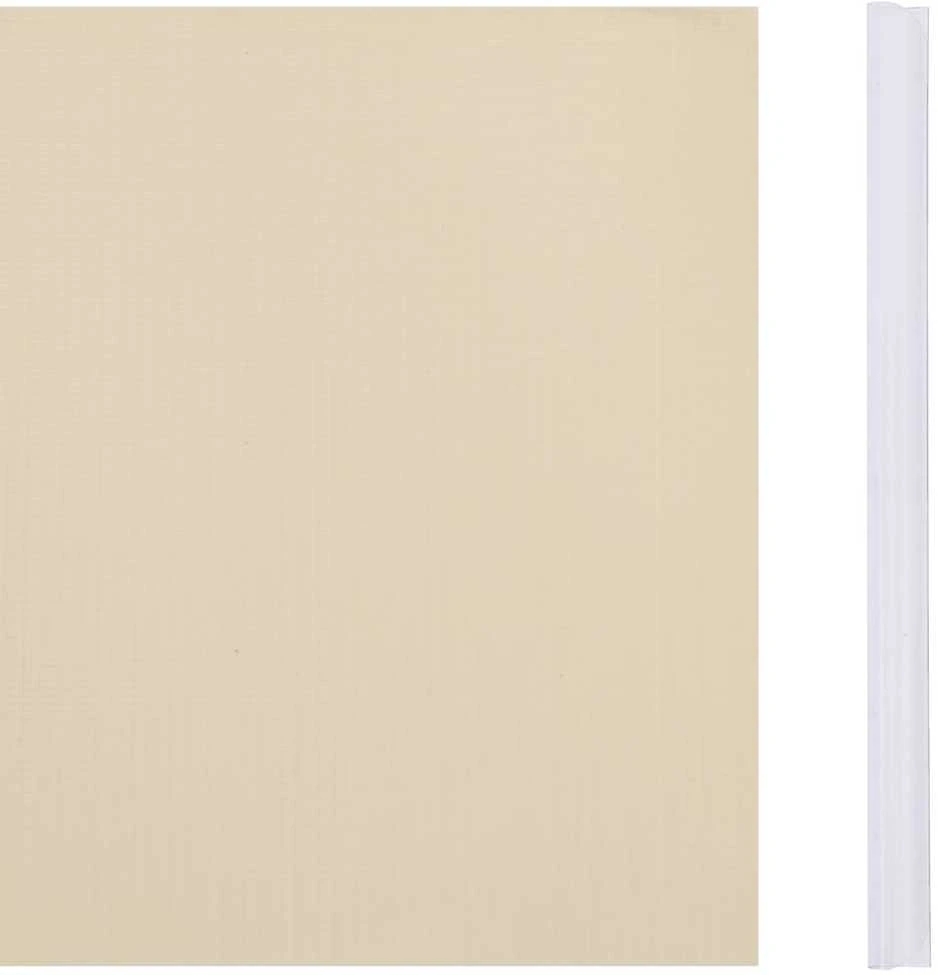 Privatumo suteikianti sodo pertvara, kreminė, 70x0,19m, PVC