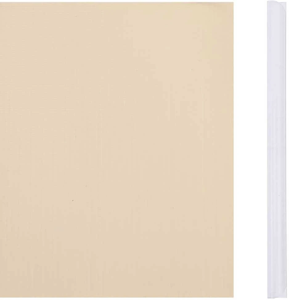 Privatumo suteikianti sodo pertvara, kreminė, 35x0,19m, PVC