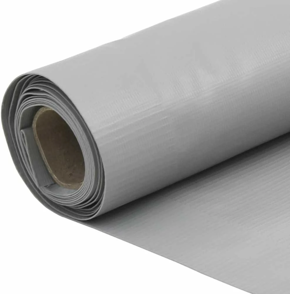 Privatumo suteikianti balkono pertvara, pilka, 400x120cm, PVC