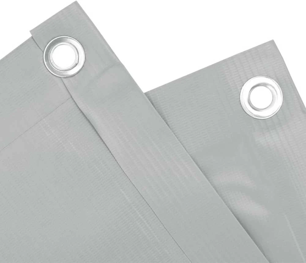 Privatumo suteikianti balkono pertvara, pilka, 400x120cm, PVC