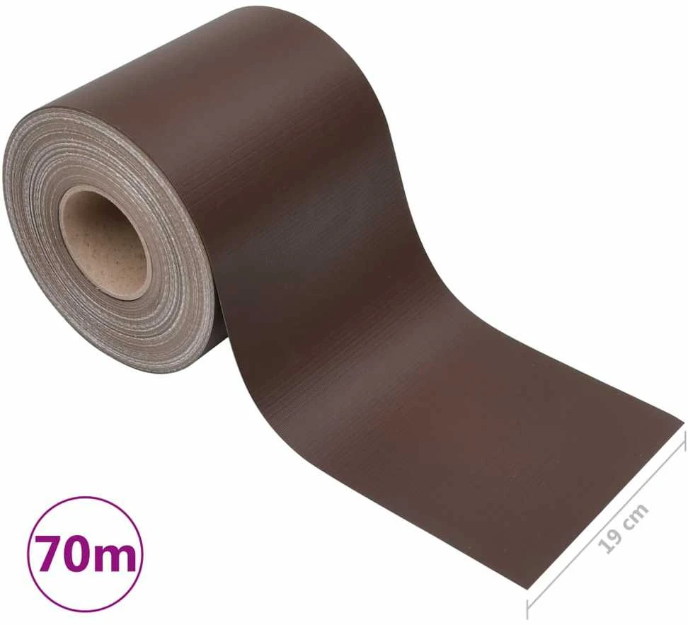 Privatumo juosta, PVC, 70x0,19 m, ruda
