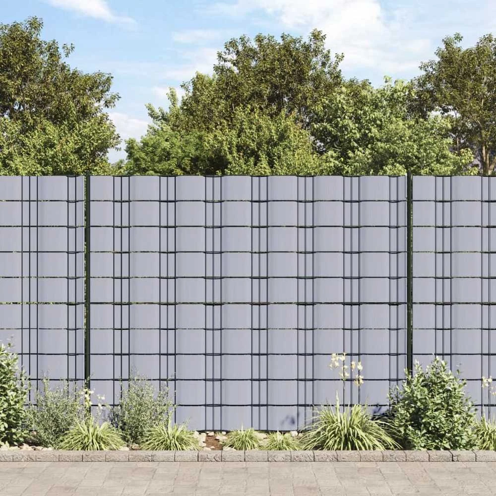 Privatumo suteikianti sodo plokštė, šv. pilka, PVC, 70x0,19m