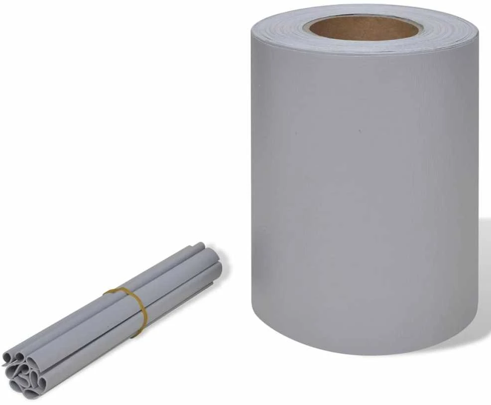 Privatumo suteikianti sodo plokštė, šv. pilka, PVC, 70x0,19m