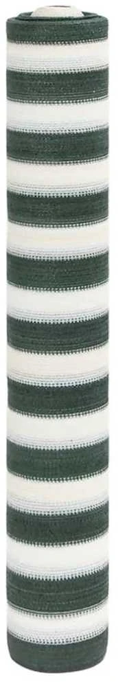 Privatumo suteikiantis tinklelis, žalias/baltas, 2x10m, HDPE
