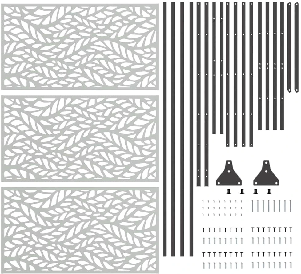 Privatumo žaliuzės 100 x 50 x 180 cm Galvanizuotas plienas
