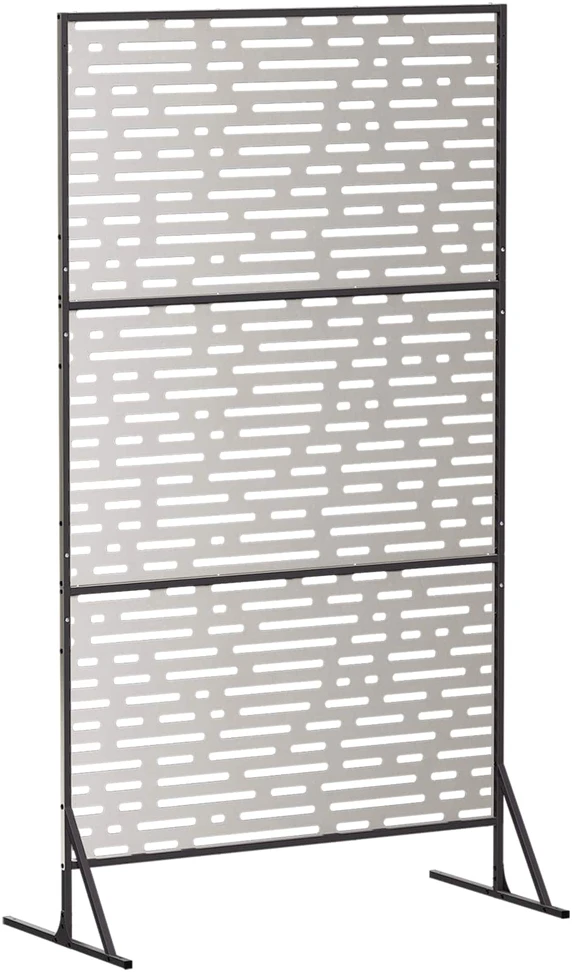Privatumo žaliuzės 100 x 50 x 180 cm Nerūdijantis plienas