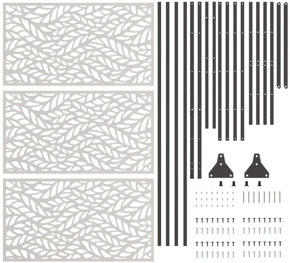 Privatumo žaliuzės 100 x 50 x 180 cm Nerūdijantis plienas