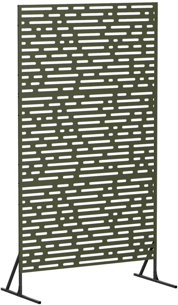 Privatumo žaliuzės 100 x 50 x 180 cm Plienas Alyvuogių žalia