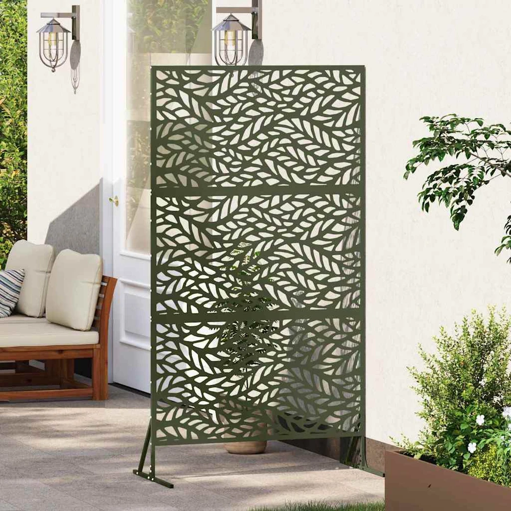 Privatumo žaliuzės 100 x 50 x 180 cm Plienas Alyvuogių žalia