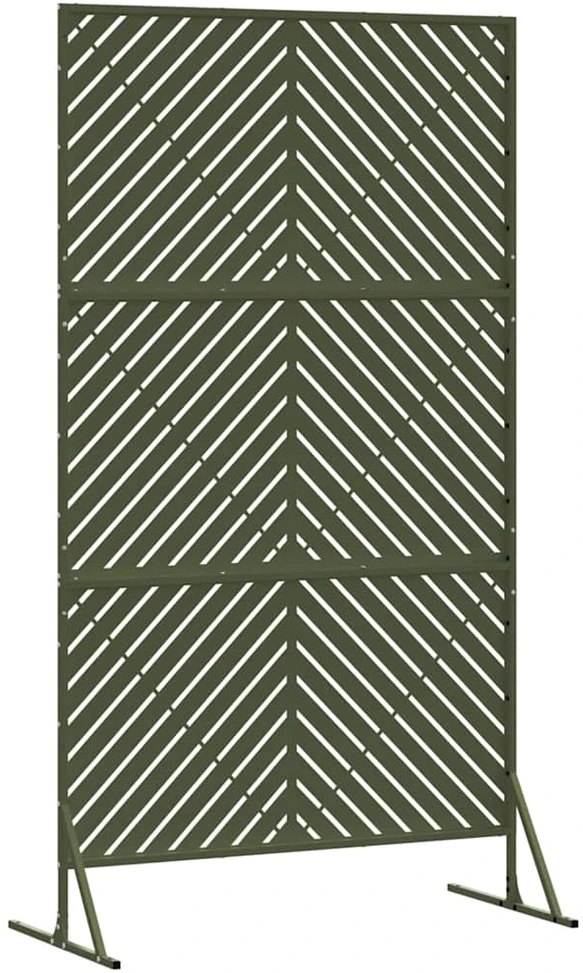 Privatumo žaliuzės 100 x 50 x 180 cm Plienas Alyvuogių žalia