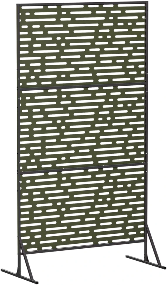 Privatumo žaliuzės 100 x 50 x 180 cm Plienas Alyvuogių žalia