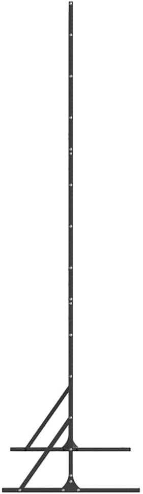 Privatumo žaliuzės 100 x 50 x 180 cm Plienas Juoda