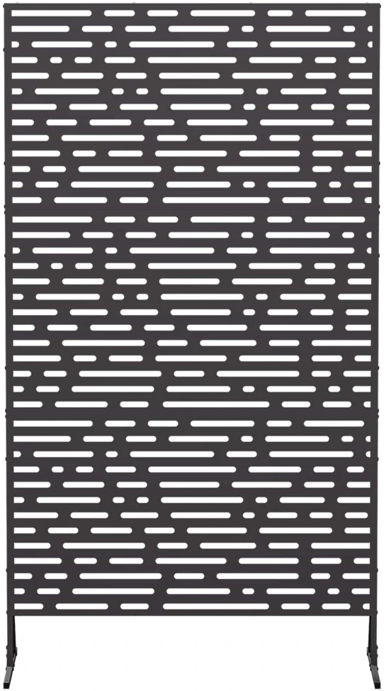 Privatumo žaliuzės 100 x 50 x 180 cm Plienas Juoda