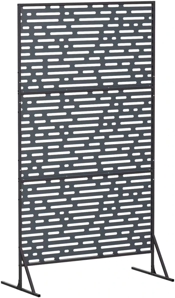 Privatumo žaliuzės 100 x 50 x 180 cm Plienas Antracito