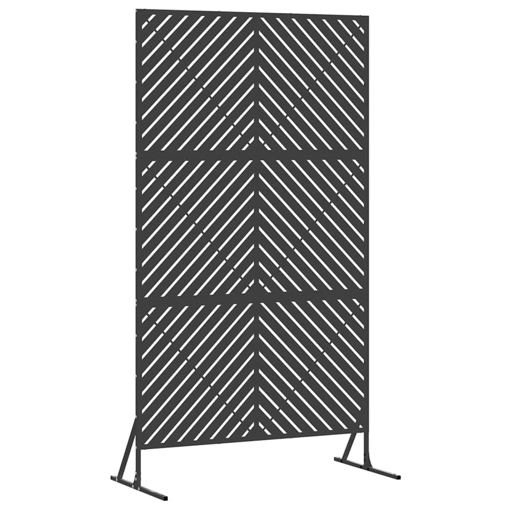 Privatumo žaliuzės 100 x 50 x 180 cm Plienas Juoda