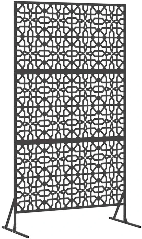 Privatumo žaliuzės 100 x 50 x 180 cm Plienas Juoda