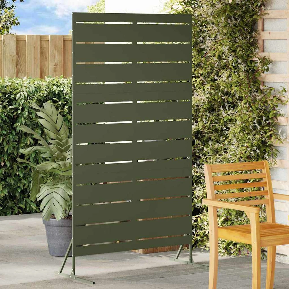 Privatumo žaliuzės 100 x 50 x 180 cm Plienas Alyvuogių žalia