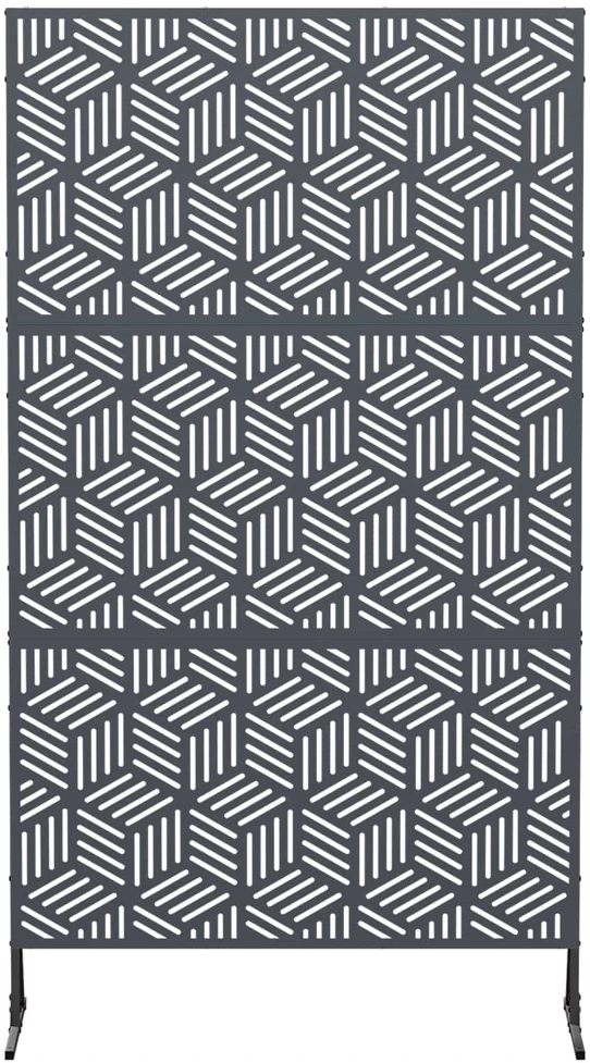 Privatumo žaliuzės 100 x 50 x 180 cm Plienas Antracito