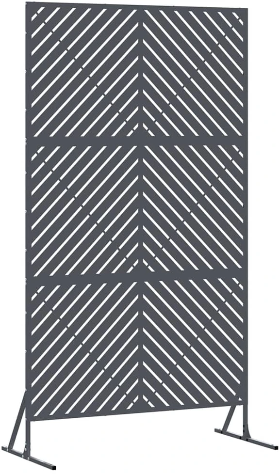 Privatumo žaliuzės 100 x 50 x 180 cm Plienas Antracito