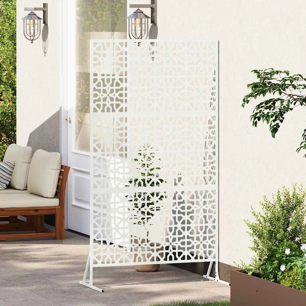 Privatumo žaliuzės 100 x 50 x 180 cm Plienas Balta