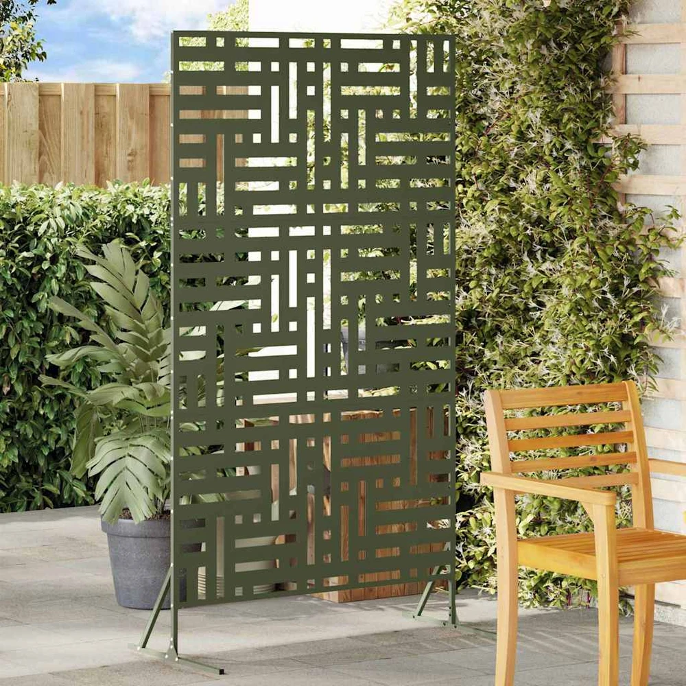 Privatumo žaliuzės 100 x 50 x 180 cm Plienas Alyvuogių žalia