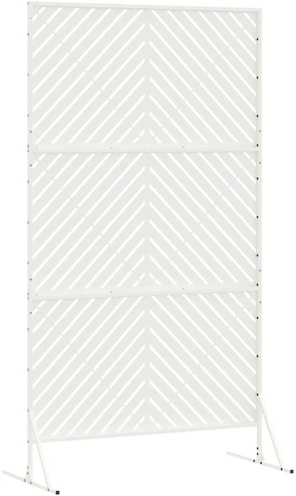 Privatumo žaliuzės 100 x 50 x 180 cm Plienas Balta