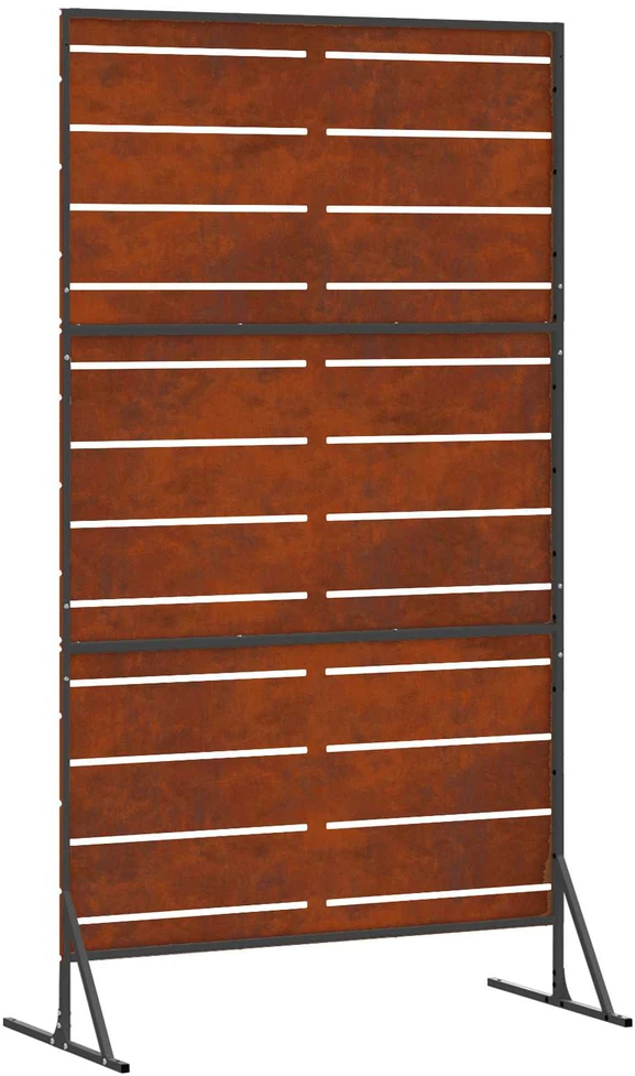 Privatumo žaliuzės 100 x 50 x 180 cm Rūdijanti