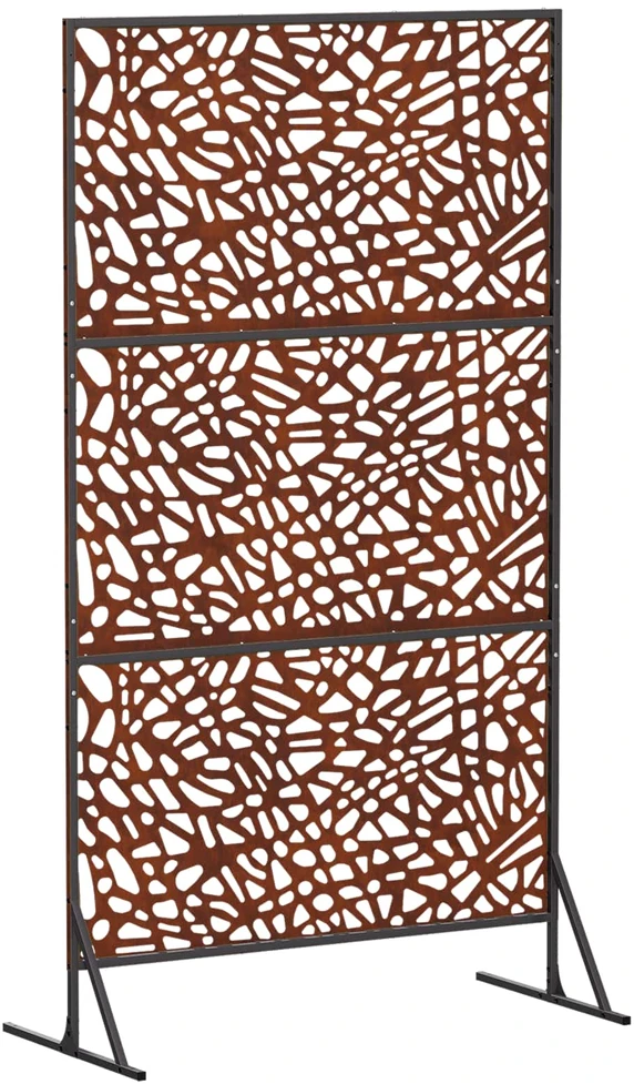 Privatumo žaliuzės 100 x 50 x 180 cm Rūdijanti