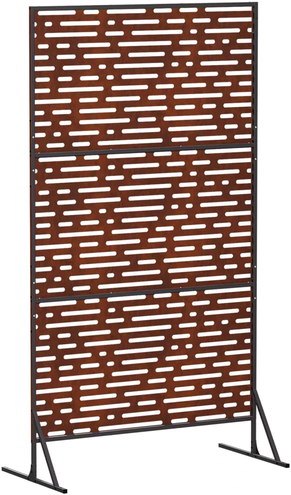 Privatumo žaliuzės 100 x 50 x 180 cm Rūdijanti