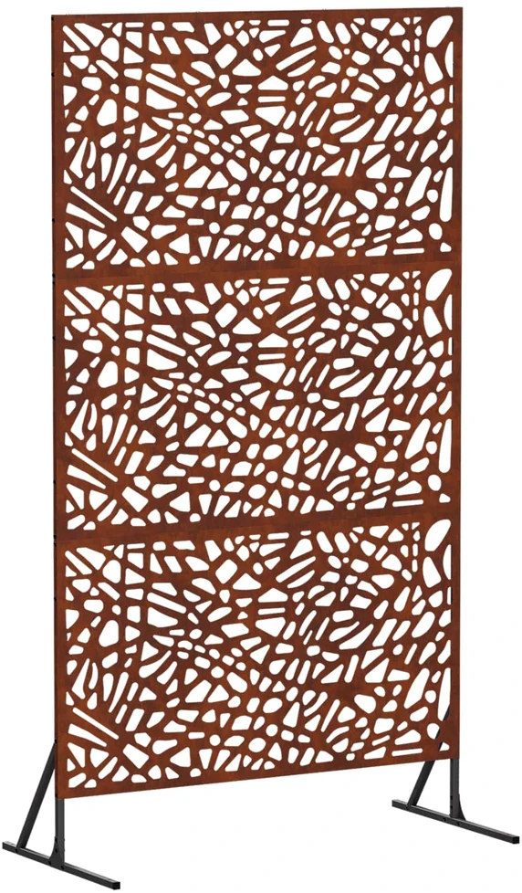 Privatumo žaliuzės 100 x 50 x 180 cm Rūdijanti