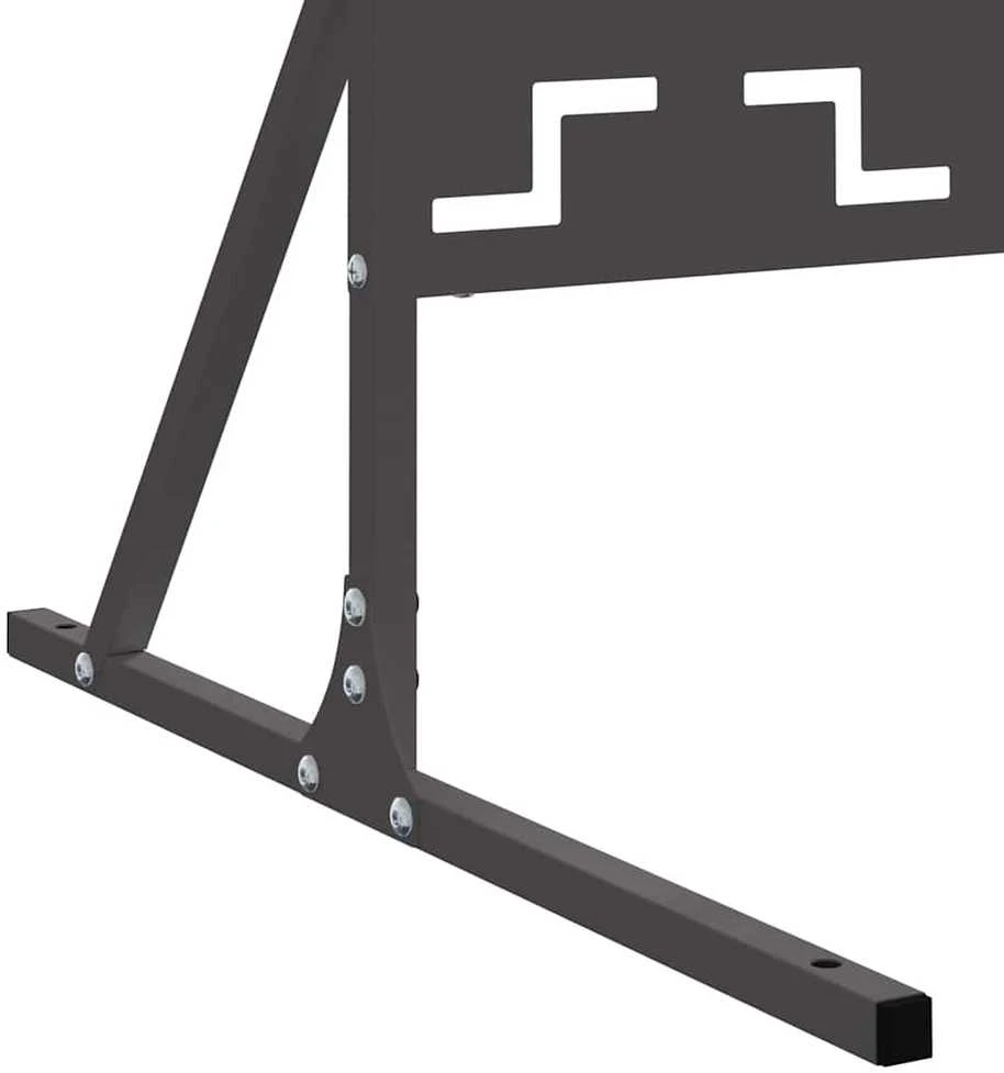 Privatumo žaliuzės 100 x 50 x 180 cm Plienas Juoda