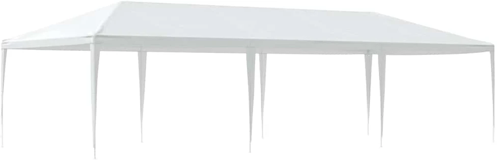 Proginė palapinė, baltos spalvos, 4x9m