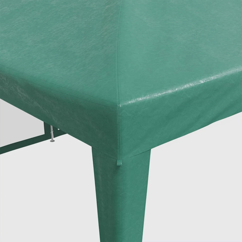 Proginė palapinė su 12 tinklinėmis sienomis, žalia, 8x4m, HDPE