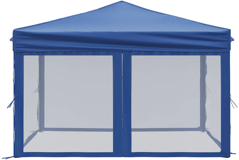 Proginė palapinė su šoninėmis sienomis, mėlyna, 3x3m