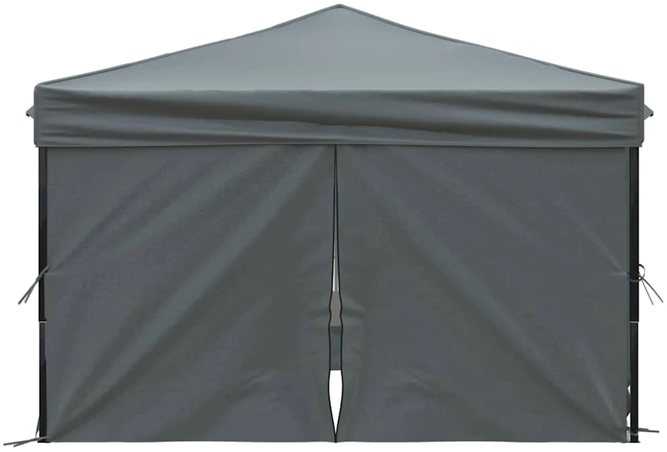 Proginė palapinė su šoninėmis sienomis, antracito, 3x3m