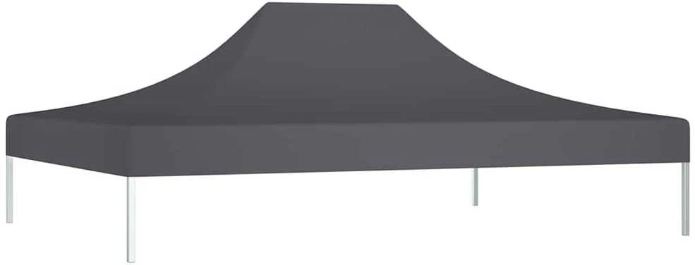 Proginės palapinės stogas, antracito spalvos, 4,5x3m, 270 g/m²