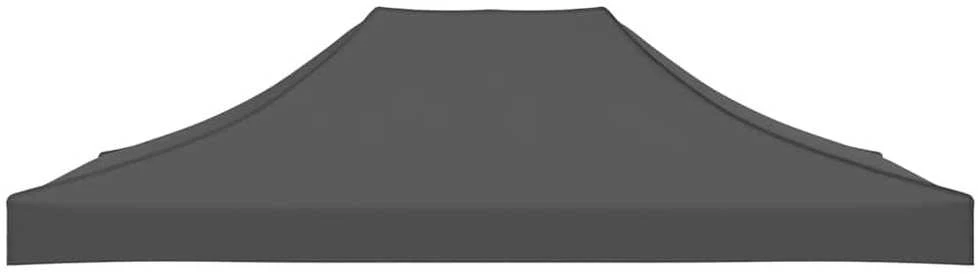 Proginės palapinės stogas, antracito spalvos, 4,5x3m, 270 g/m²