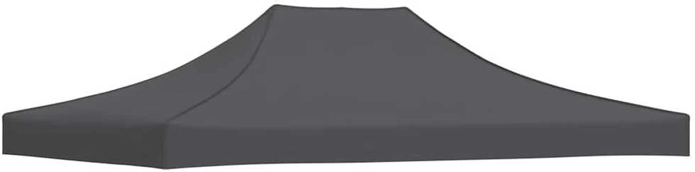 Proginės palapinės stogas, antracito spalvos, 4,5x3m, 270 g/m²