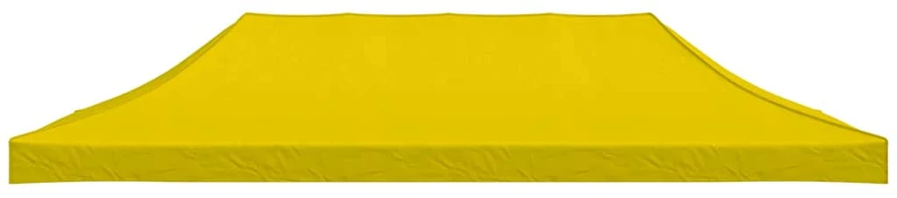 Proginės palapinės stogas, geltonos spalvos, 6x3m, 270 g/m²