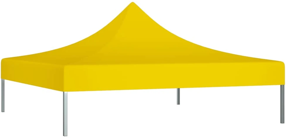 Proginės palapinės stogas, geltonos spalvos, 2x2m, 270 g/m²