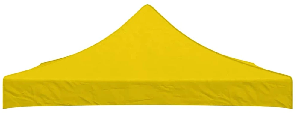 Proginės palapinės stogas, geltonos spalvos, 3x3m, 270 g/m²